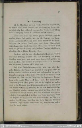 Die Steuerung