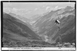 Stubaier Alpen. das Unterbergtal von der Pfandler Alm