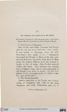 VI: The accessoiries and appendages to the temple
