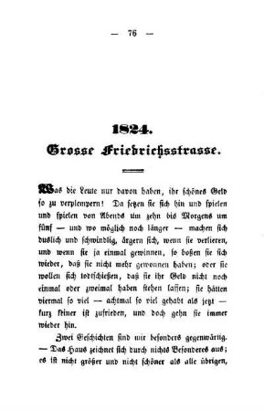 1824. Grosse Friedrichsstrasse
