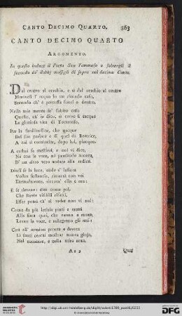 Canto decimo quarto