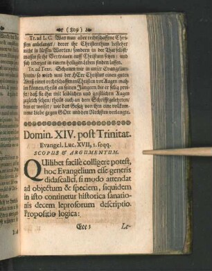 [Dominica XIV. Post Trinitatis - Dominica XVIII. Post Trinitatis.]