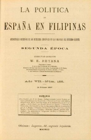 Núm. 155. 15 Febrero 1897