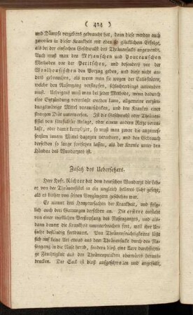 Zusatz des Uebersetzers.