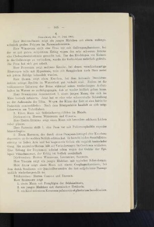 6. Sonnabend, den 17. Juni 1905.