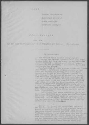 Steinenbronn: Pfarrbericht 1947