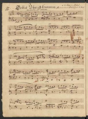 Gottes Sohn ist kommen; org; F-Dur; BWV 600