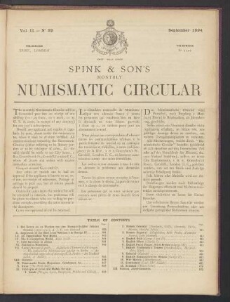 N° 22. September 1894