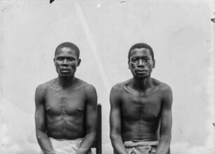 Mann der Makonde und Mann der Yao (Deutsch-Ostafrikaexpedition 1906-1907)