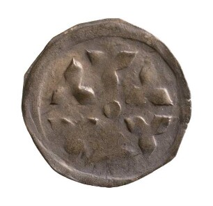 Münze, Pfennig, um 1365 (1323-1373)