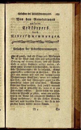 Ursachen der Ueberschwemmungen.