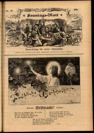 Ausgabe vom Sonntag, den 25. Dezember 1904.