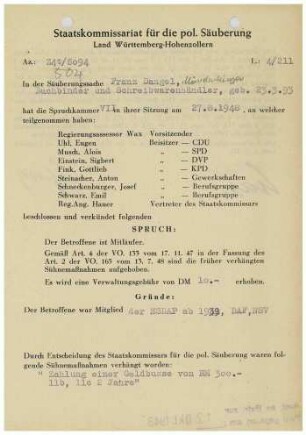 Dangel, Franz