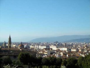 Florenz: Stadtansicht vom Boboli-Garten (Giardino di Boboli)