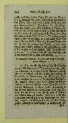 b) Roemisch-deutsche Kaiser aus dem Carolingischen Stamm