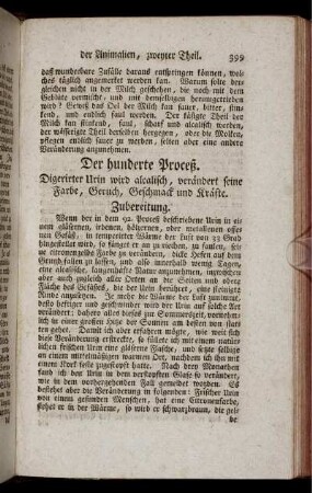 Der hunderte Proceß. - Der hundert und siebenzehnte Proceß.