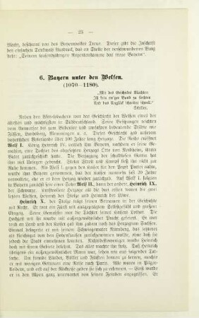 6. Bayern unter den Welfen