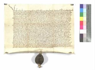 Abt Paulus von Elchingen vidimiert den von Papst Urban II. für Kloster Wiblingen ausgestellten Schutzbrief vom 3. April 1098.