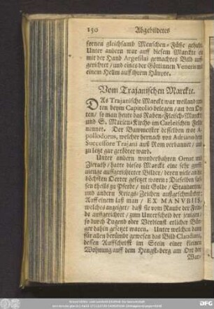 Vom Trajanischen Marckte.
