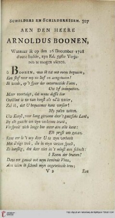 Aen den Heere Arnoldus Boonen