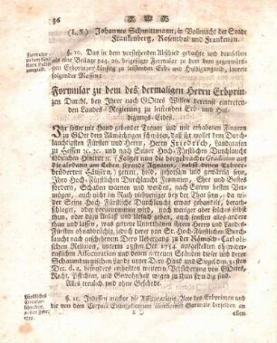 § 11. Päpstliches Circularschreiben vom 20sten Februar. 1755.