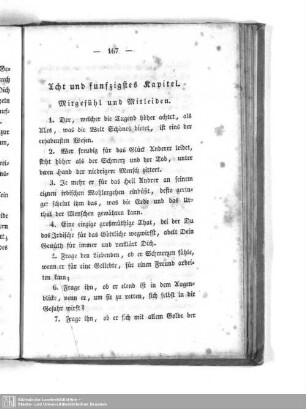 Acht und funfzigstes Kapitel. Mitgefühl und Mitleiden
