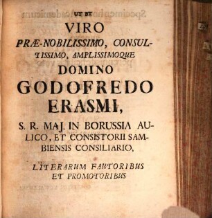 Diss. polit. mor. quartam de habitu iuris nat. et gent. ad rempubl. quatenus adhuc est constituenda