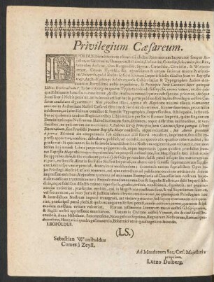 Privilegium Caesareum