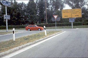 Teilknoten Nord: Rampenfuß (Zufahrt von BAB)