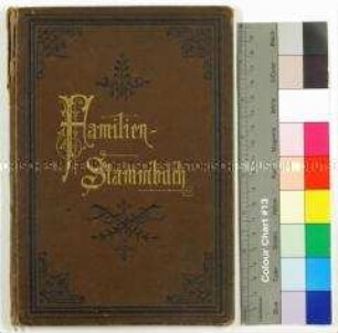 Familienstammbuch der Familie Hellmuth Kipping in Berlin