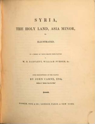 La Syrie, la Terre Sainte, l'Asie Mineure ... illustrées, 2