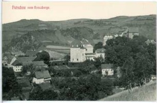 Petschau. Stadtansicht vom Kreuzberge