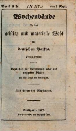 Das Leben des Elephanten