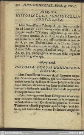Historia Ducum Hannoveranorum