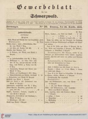 Nro. 20 (26. September)