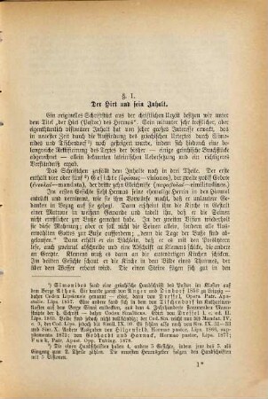Der Hirt des Hermas : eine historisch-kritische Untersuchung