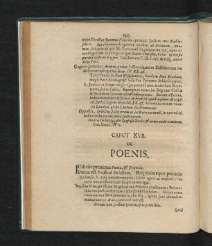 Caput XVII. De Poenis.