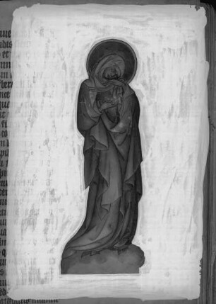 Kunigundenpassional / Textus de Christi passione / Passionale quod dicitur Cunegundis abbatissae — Mater Dolorosa, Folio 11 r