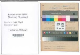 Entnazifizierung Wilhelm Heitkamp , geb. 01.04.1899 (Vollziehungsbeamter)