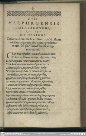 Liber Secundus, Qui Est, De Ossibus