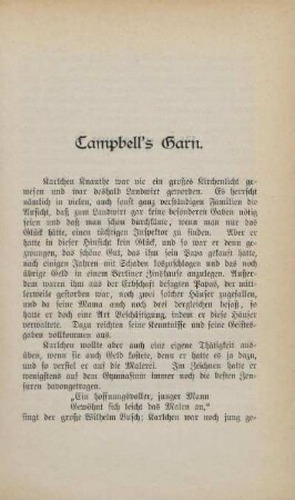 Campbell's Garn