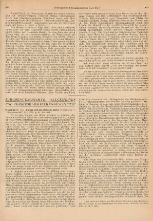 429-431 [Rezension] Koschaker, Paul, Europa und das römische Recht