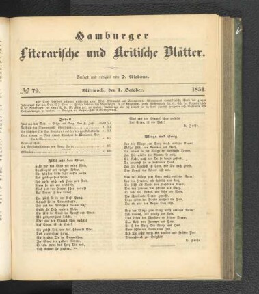 No. 79. 1. Oktober 1851