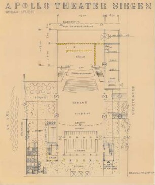Apollo-Theater Siegen, Umbau-Studie