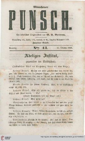 Nro. 43 (14. Oktober 1849)