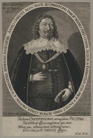 Bildnis des Christoph Philip Richter
