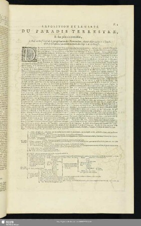 Exposition De La Carte Du Paradis Terrestre, & des pais circonvoisins