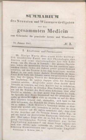 14. Januar 1841. No. 2.