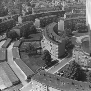 Nibelungenring in Leipzig : Blickrichtung Norden