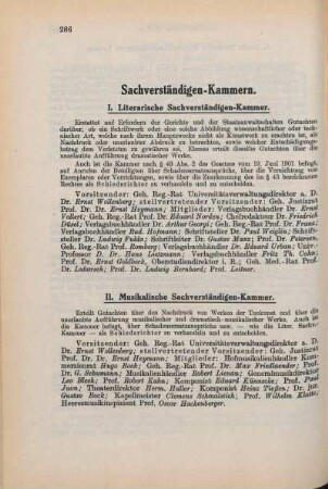Sachverständigen-Kammern